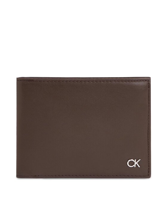 Calvin Klein Calvin Klein Μεγάλο Πορτοφόλι Ανδρικό Metal Ck K50K511689 Μαύρο