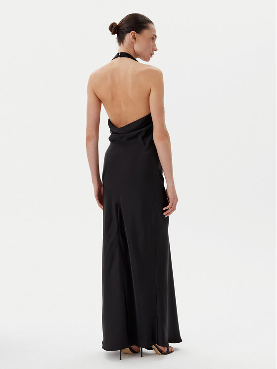 Eleh Eleh Официална рокля ESS250036 Черен Regular Fit