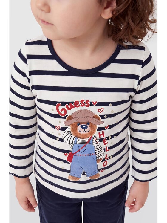 Guess Kids Guess Kids T-Shirt 185346 Modrá Classic Fit