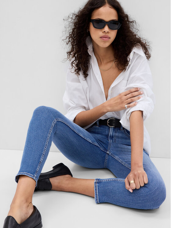 Gap Gap Traperice 660537-00 Plava Slim Fit