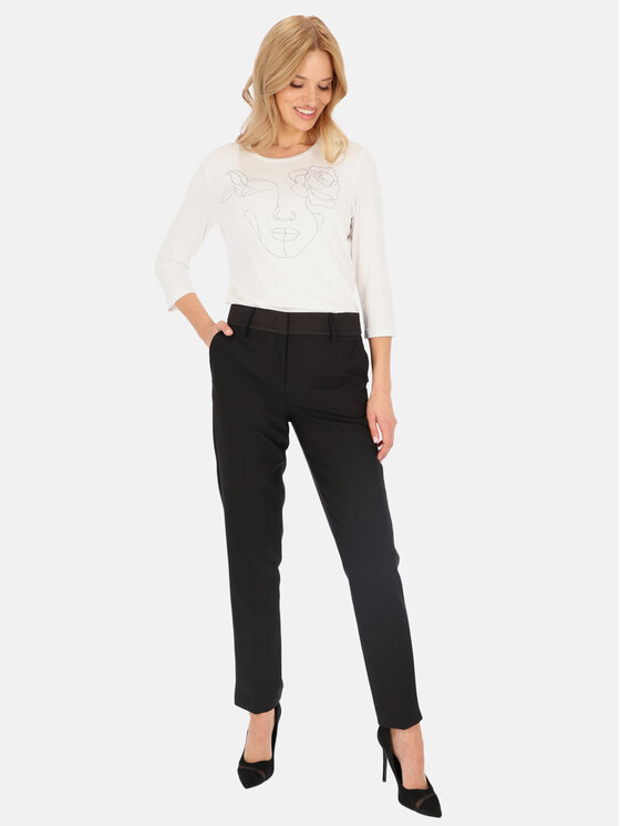 L’AF L’AF Spodnie damskie Orli Czarny Regular Fit
