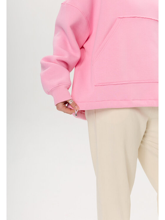 Mirons Mirons Bluza soft Różowy Oversize