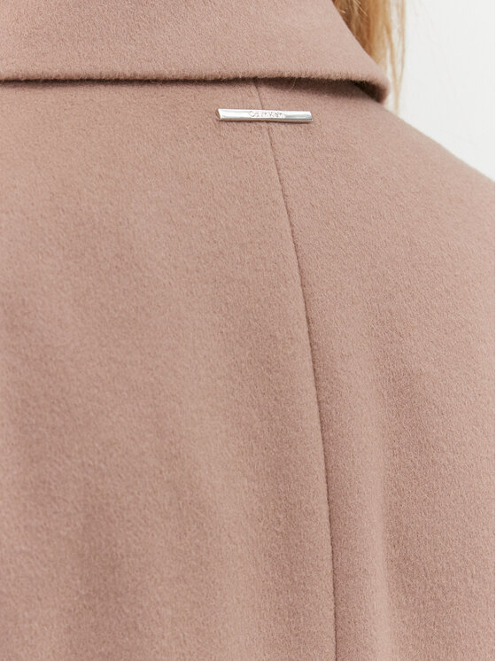 Calvin Klein Calvin Klein Cappotto di lana Essential K20K206877 Beige Regular Fit