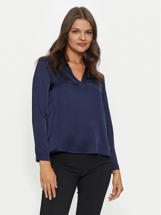 ViCOLO ViCOLO Palaidinė TS0198 Tamsiai mėlyna Regular Fit
