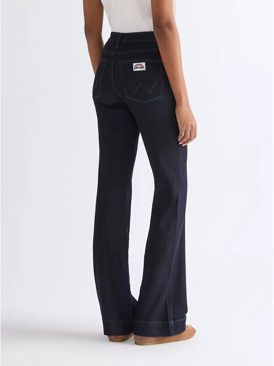 Wrangler Wrangler Jeansy Flare 623 Niebieski Flare Fit