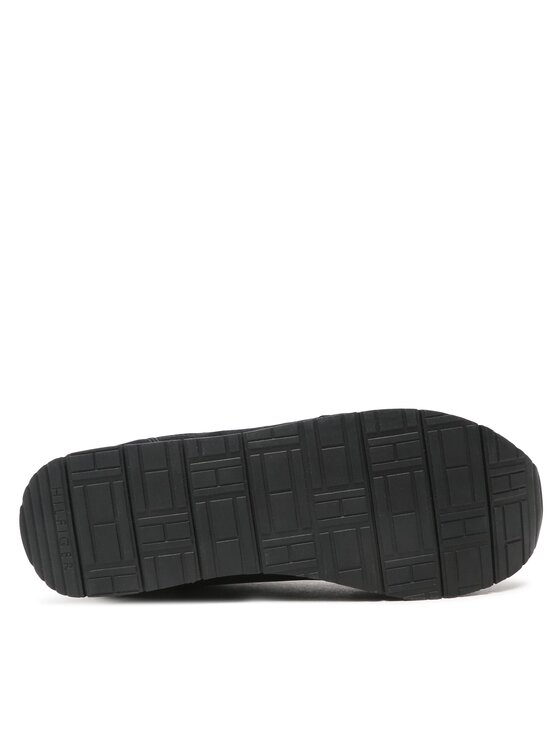 Tommy Hilfiger Tommy Hilfiger Sneakers Core Eva Runner Corporate Lea FM0FM04397 Nero