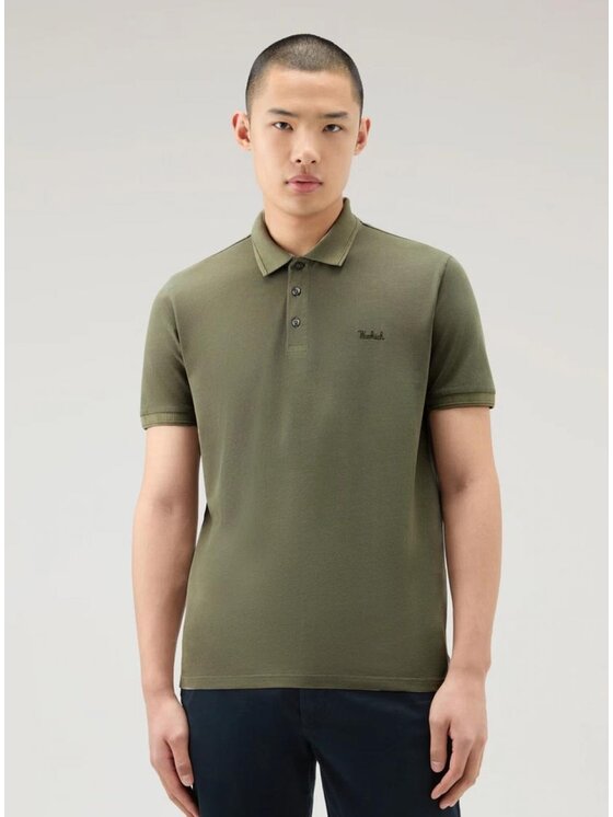 Woolrich Woolrich T-Shirt cfwopo0065mrut1483-6178 Πράσινο Regular Fit