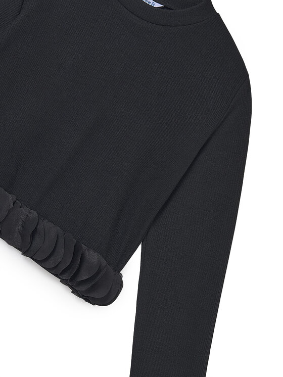 Mayoral Mayoral Μπλουζάκι 7030 Μαύρο Regular Fit