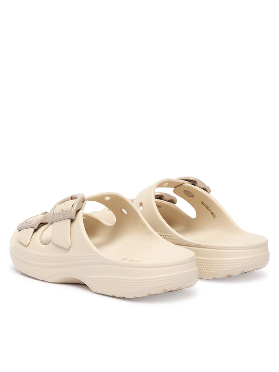 Crocs Crocs Шльопанці Saturday Enamel 212867 Бежевий