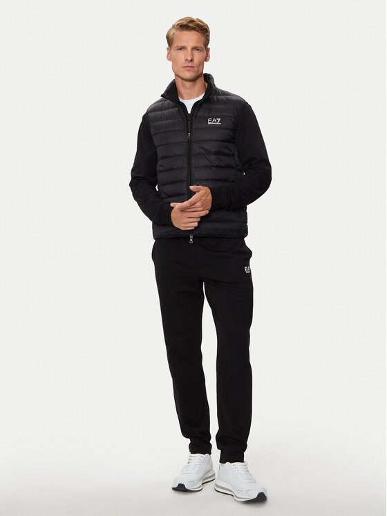 EA7 Emporio Armani EA7 Emporio Armani Vestă elegantă 8NPQ06 PNGPZ 1200 Negru Regular Fit