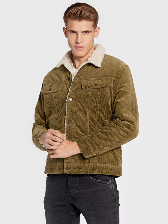 Lee Lee Kurtka przejściowa Sherpa L87AQEDH 112321555 Brązowy Regular Fit