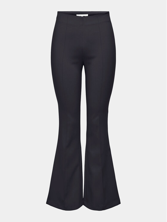 ONLY ONLY Hlače Astrid 15318359 Tamnoplava Flared Fit