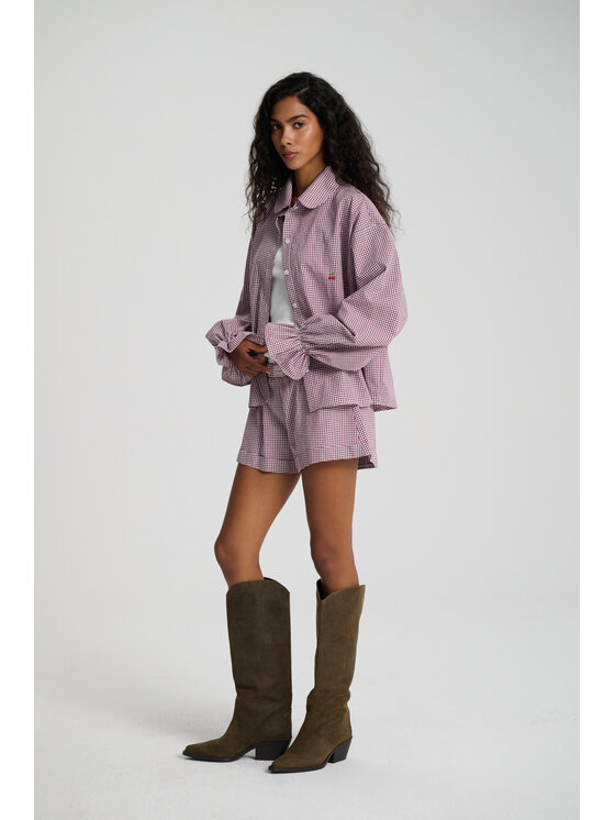 Le Songe Le Songe Koszula MERY CHERRY Fioletowy Oversize