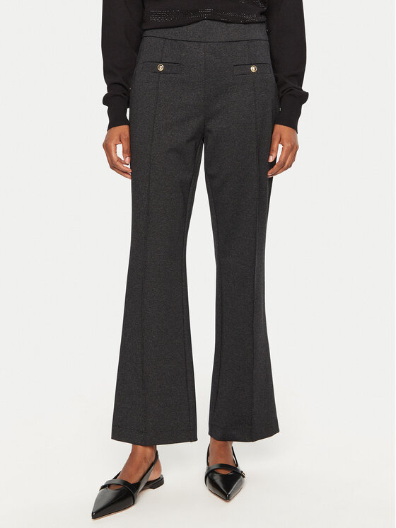 LOLA CASADEMUNT LOLA CASADEMUNT Hlače MF2414001 011 Siva Regular Fit