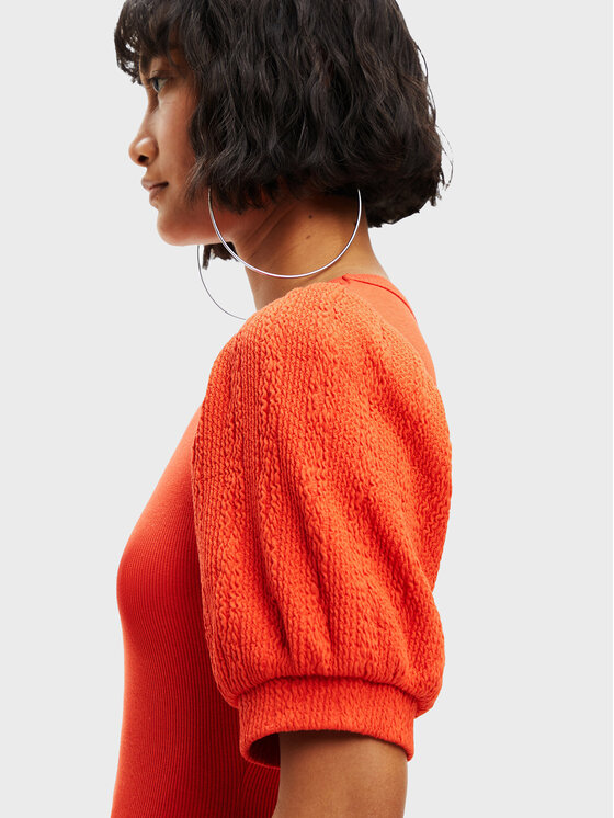 Desigual Desigual Vsakodnevna obleka Valentina 22WWVK78 Rdeča Slim Fit