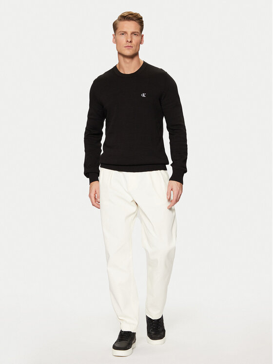 Calvin Klein Jeans Calvin Klein Jeans Πουλόβερ J30J326745 Μαύρο Regular Fit