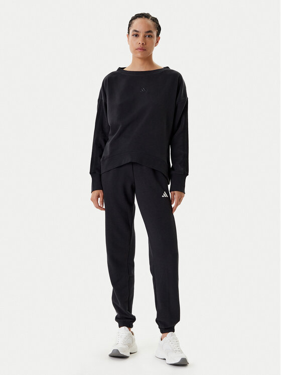 adidas adidas Mikina Seasonal Essentials 3-Stripes JM1900 Čierna Regular Fit