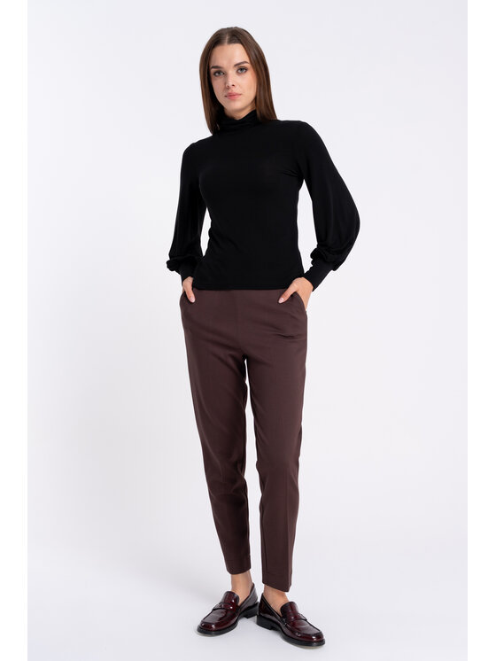CLICK CLICK Rolák 10-6953 Čierna Regular Fit