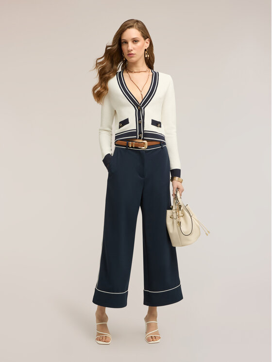 Motivi Motivi Maglione M128W003818N0S1 Bianco Regular Fit