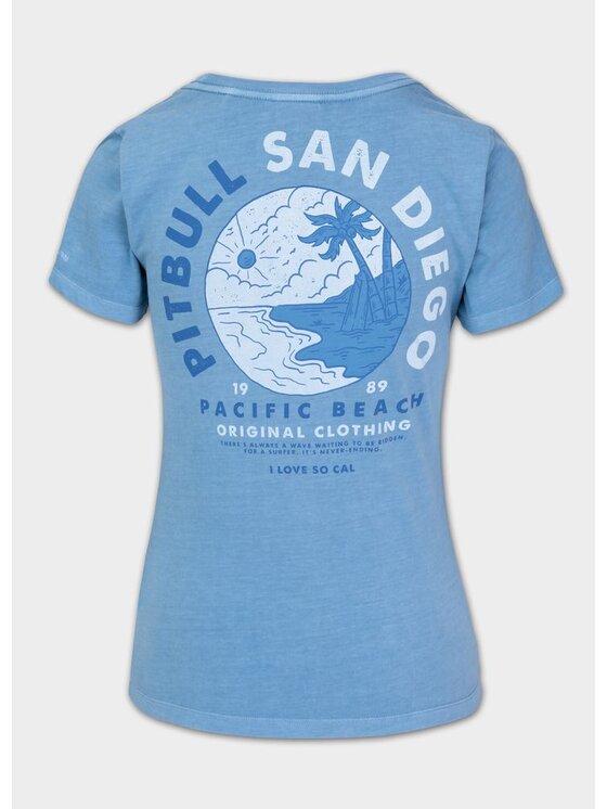 PITBULL PITBULL T-Shirt PLANET SURF Niebieski jasny Regular Fit