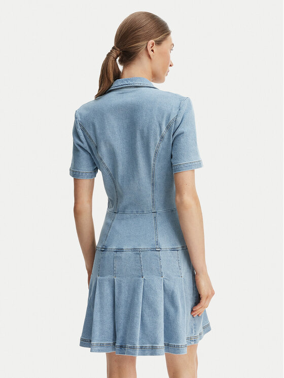 Morgan Morgan Džinsinė suknelė 251-RTALA Mėlyna Slim Fit