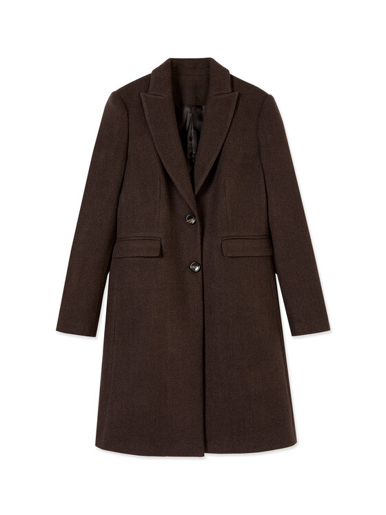Motivi Motivi Cappotto invernale 0070Q000718N022 Marrone Regular Fit