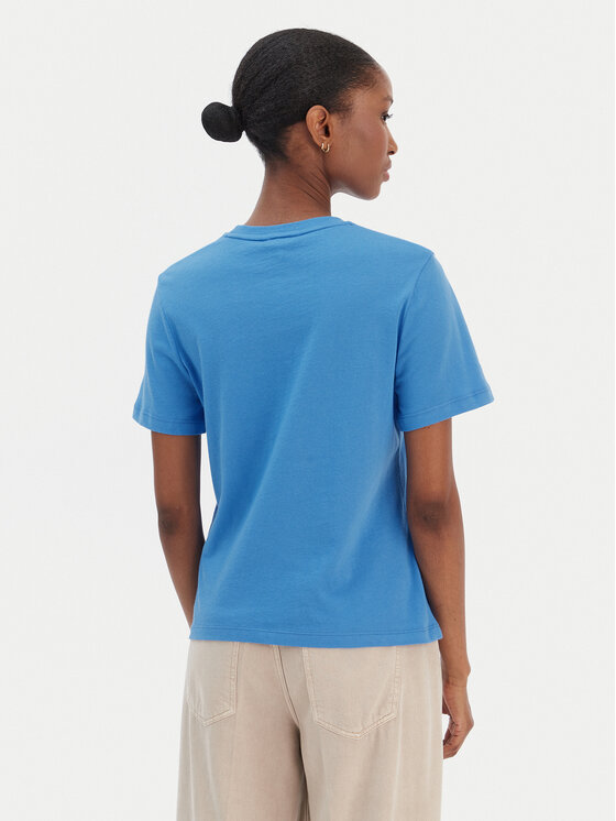 Tommy Hilfiger Tommy Hilfiger Футболка Logo WW0WW40276 Голубий Regular Fit