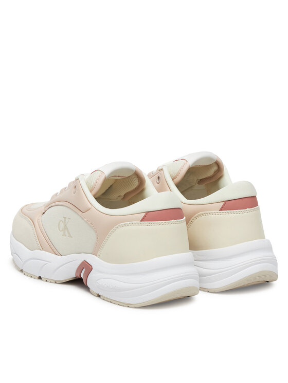 Calvin Klein Jeans Calvin Klein Jeans Laisvalaikio batai Retro Tennis Mg Mix YW0YW01743 Écru