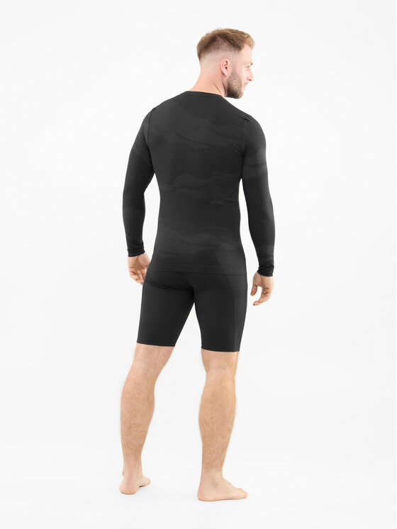 Viking Viking Longsleeve Gasher Man Czarny Regular Fit