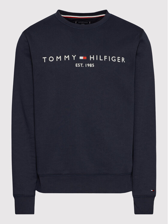 Tommy Hilfiger Tommy Hilfiger Bluza Logo MW0MW11596 Granatowy Regular Fit