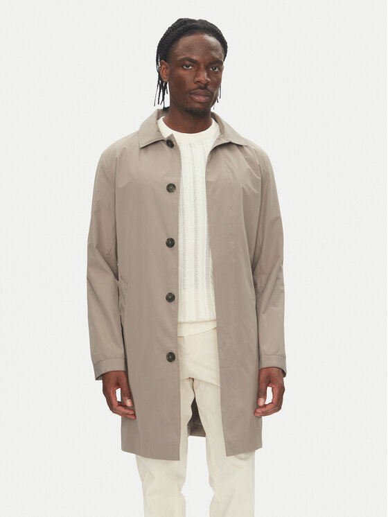 Lindbergh Lindbergh Kabát pro přechodné období 30-301137 Béžová Relaxed Fit