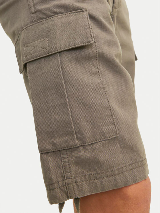 Jack&Jones Jack&Jones Kratke hlače iz tkanine Jpstcole 12248685 Rjava Regular Fit