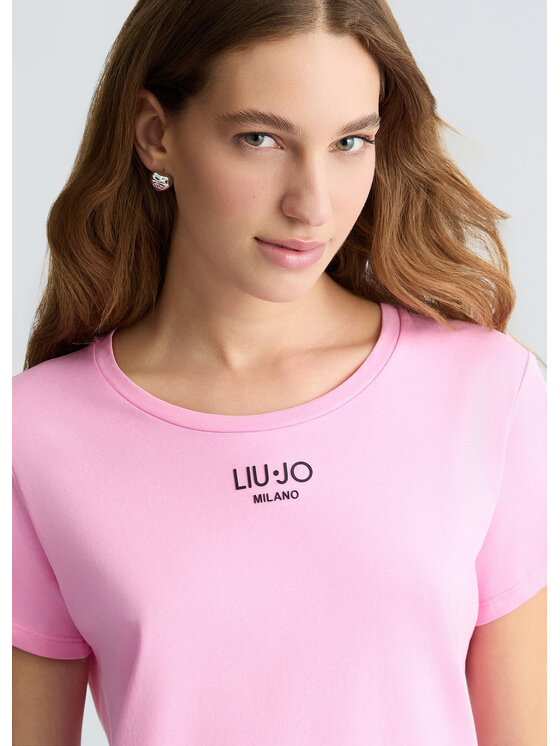 Liu Jo Liu Jo T-shirt TA5170JS923M9122 Rosa Regular Fit