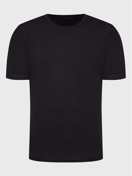 Sisley Sisley Marškinėliai 3I1XS101J Juoda Regular Fit