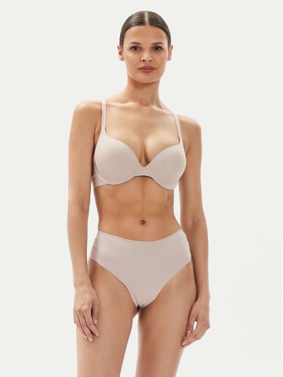 Tommy Hilfiger Tommy Hilfiger Kalhotky string UW0UW05216 Béžová