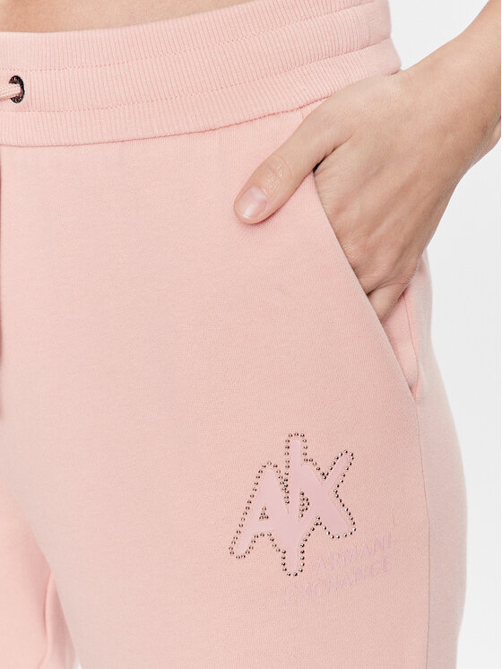 Armani Exchange Armani Exchange Spodnie dresowe 3RYP94 YJCZZ 14AO Różowy Regular Fit