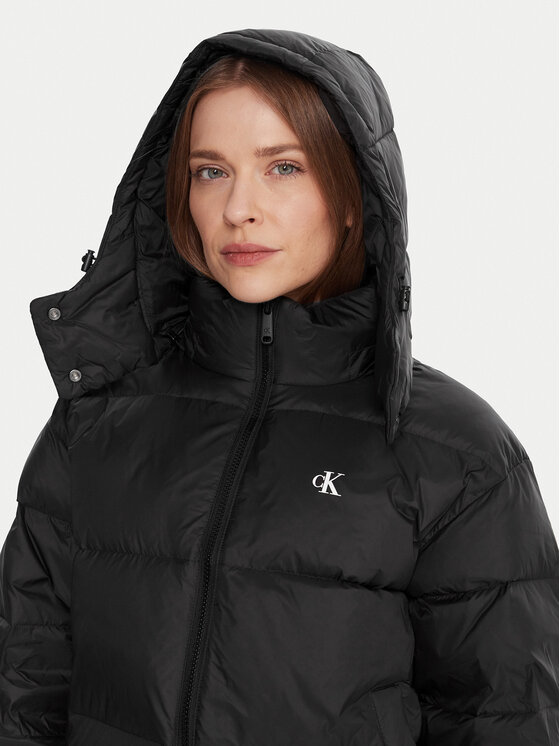Calvin Klein Jeans Calvin Klein Jeans Пуховик Essential LV047D501G Чорний Relaxed Fit