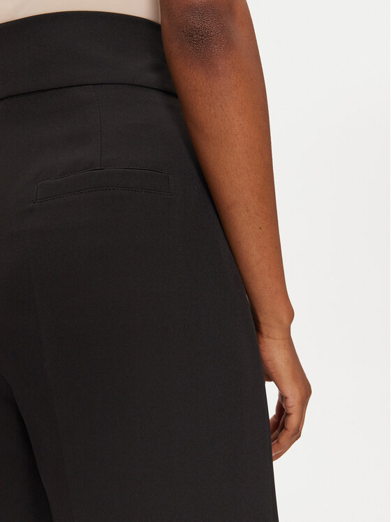 Maryley Maryley Штани з тканини 24IB680/43NE Чорний Regular Fit