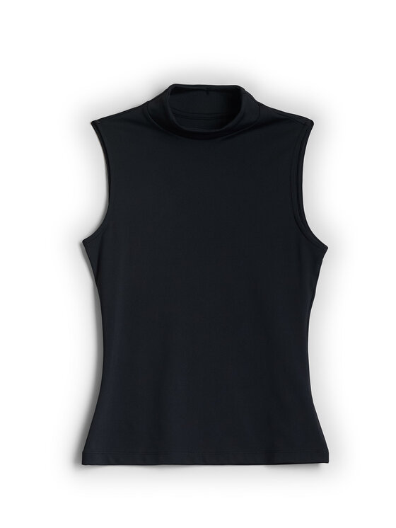 4F 4F Top ESSENTIAL Czarny Slim Fit