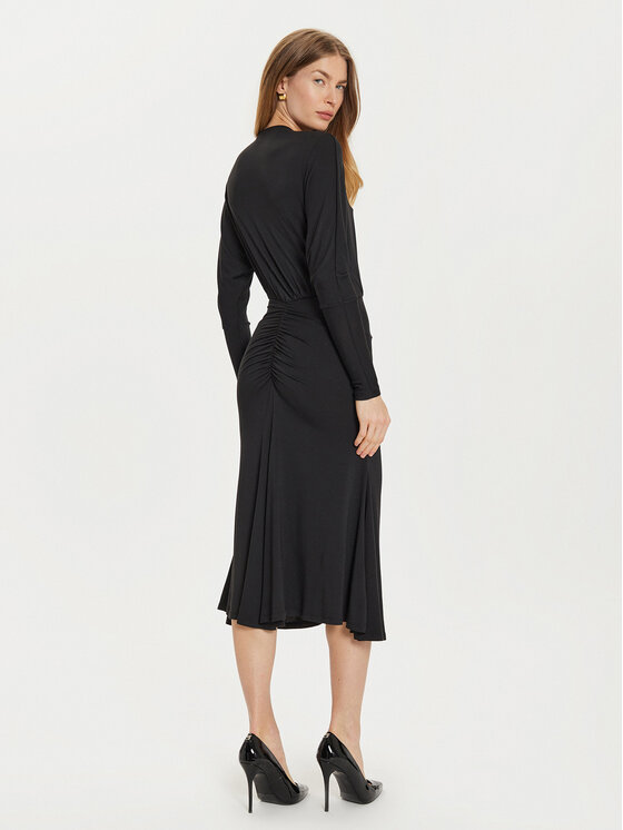 PINKO PINKO Sukienka dzianinowa 104455 A29B Czarny Regular Fit