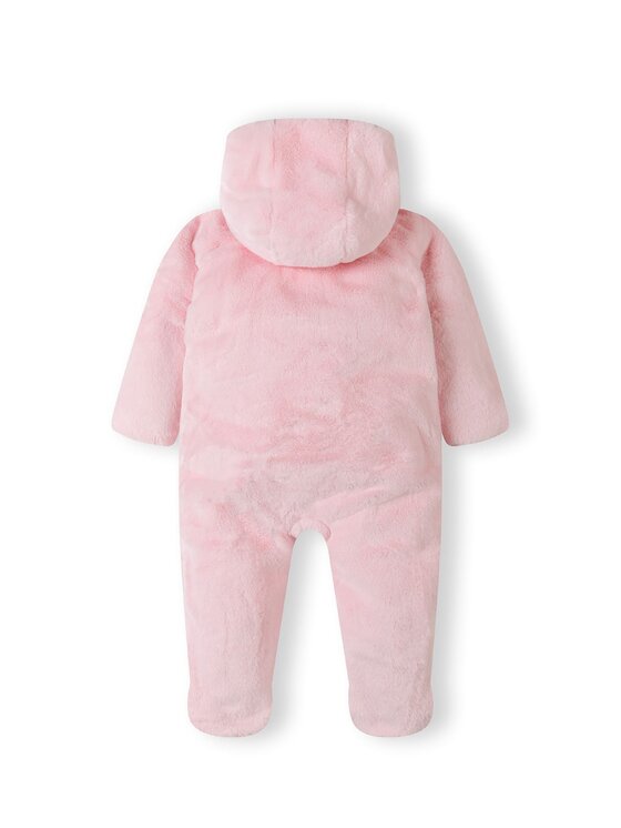 MINOTI MINOTI Kombinezon zimowy 21babyfur2 Różowy Regular Fit