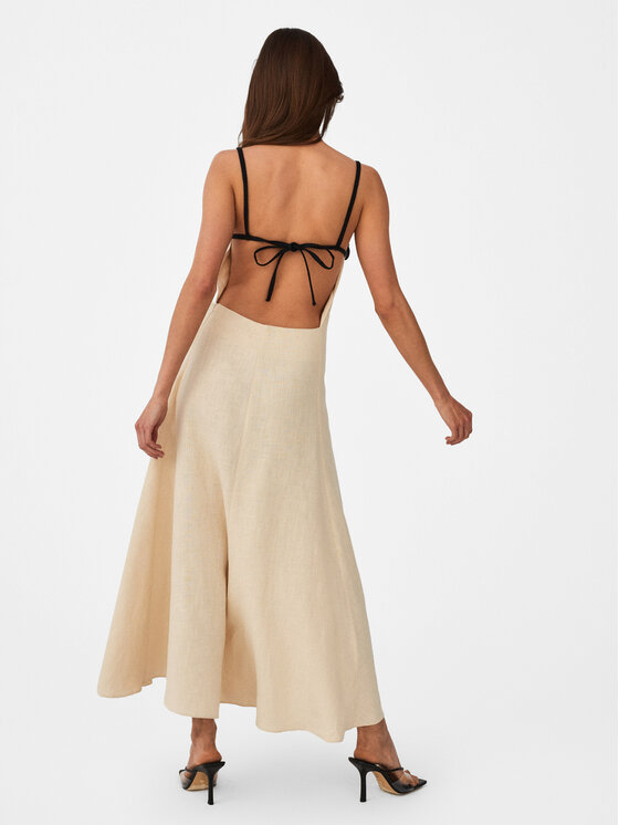 Undress Code Undress Code Každodenní šaty Ciao Bella 554 Béžová Regular Fit