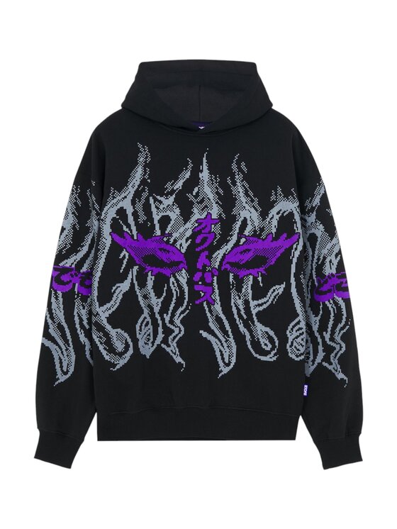 OCTOPUS OCTOPUS Felpa 25sosh70 Nero Regular Fit
