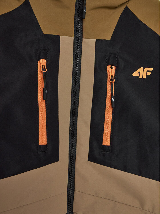 4F 4F Jakna za snowboard 4FJWAW24TTJAM539 Rjava Regular Fit