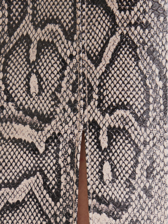 Vero Moda Vero Moda Rock aus Kunstleder Nelly 10336982 Beige Slim Fit