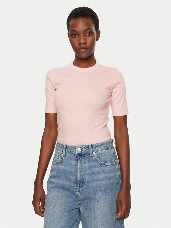 IVY OAK IVY OAK T-Shirt Kristin IO1100X2351 Růžová Slim Fit