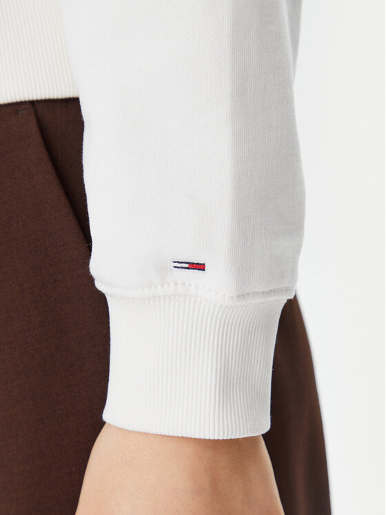 Tommy Jeans Tommy Jeans Bluza Script DW0DW20306 Beżowy Relaxed Fit