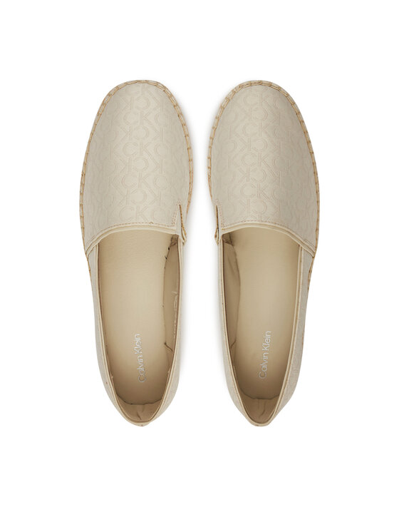 Calvin Klein Calvin Klein Espadrilles Flat Espadrille - Jacq HW0HW02467 Écru