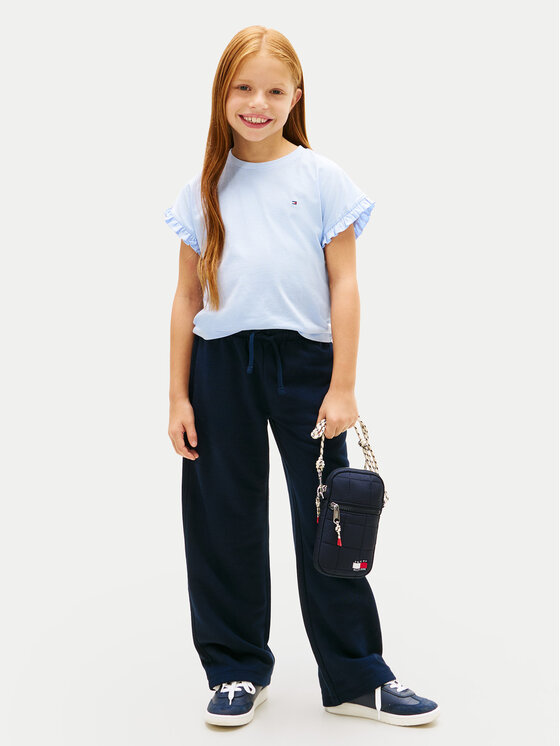 Tommy Hilfiger Tommy Hilfiger Tričko Essential KG0KG08970 Svetlo modrá Relaxed Fit