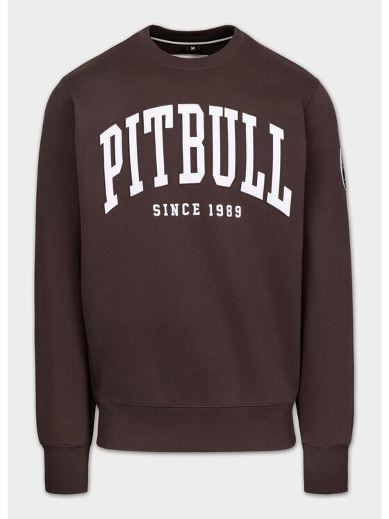 PITBULL PITBULL Bluza NORTON Brązowy Regular Fit
